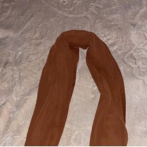 Brown, chiffon hijab